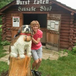 Mary at the Wurst shop Mary Derks